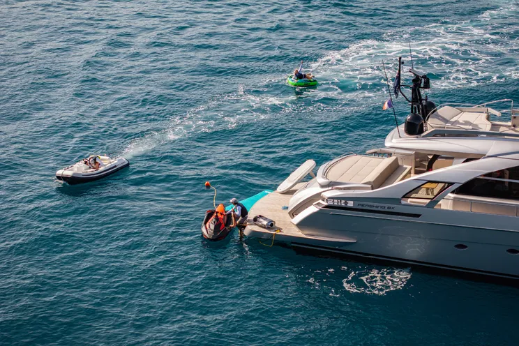 Charter Yacht CHERRY - Pershing 8X - 4 Cabins - Cap d'Ail - Monaco - Cannes - Nice - St Tropez - Monaco - French Riviera