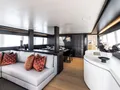 PROJECT STEEL Bugari 34m - saloon and dining area PROJECT STEEL Bugari 34m - saloon and dining area