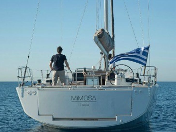 DRUNKEN SAILOR Dufour Grand Large 560 - aft view DRUNKEN SAILOR Dufour Grand Large 560 - aft view