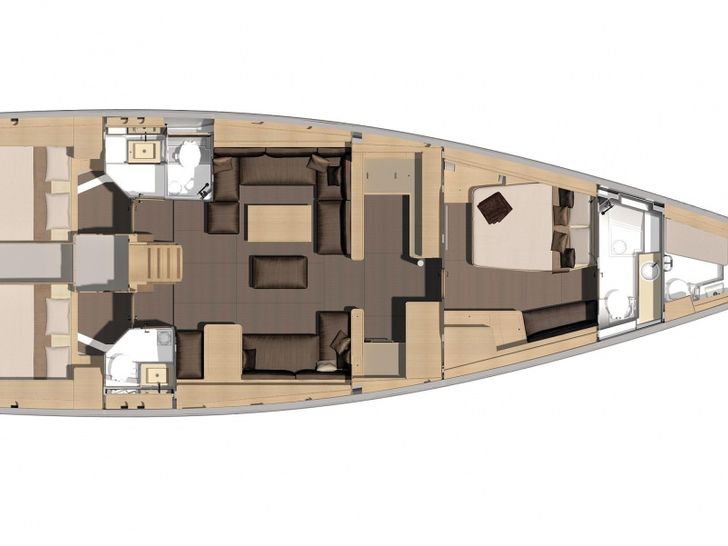 DRUNKEN SAILOR - yacht layout