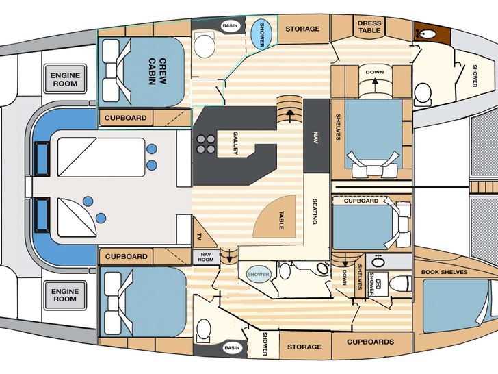 MANNA Royal Cape 53 - layout MANNA Royal Cape 53 - layout