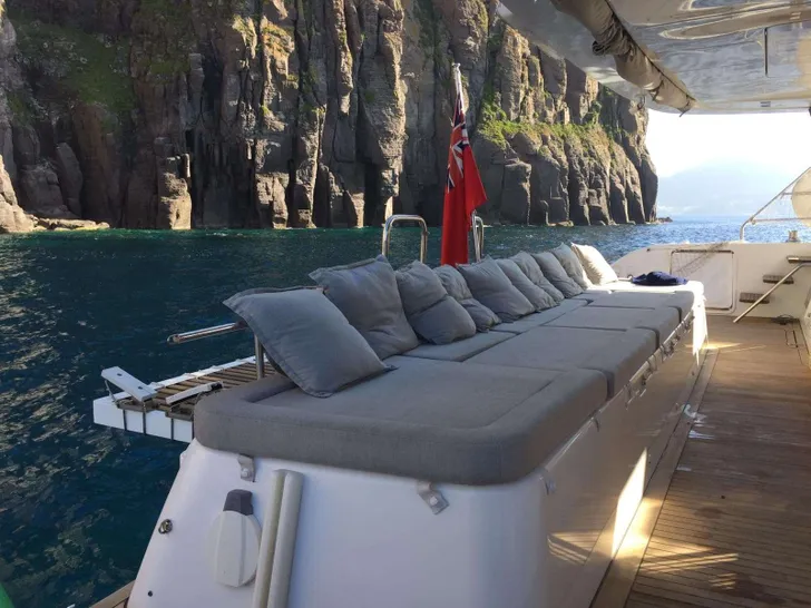 LADY RACHEL - Main deck aft LADY RACHEL - Main deck aft