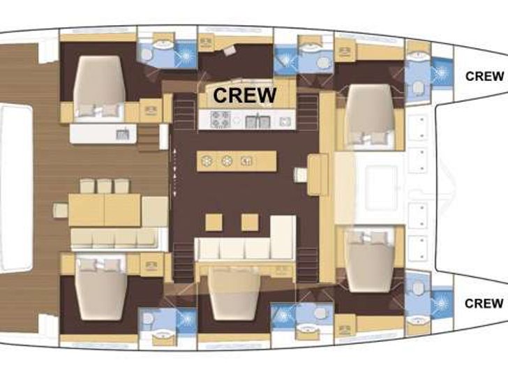 SEAHOME Lagoon 620 - layout SEAHOME Lagoon 620 - layout