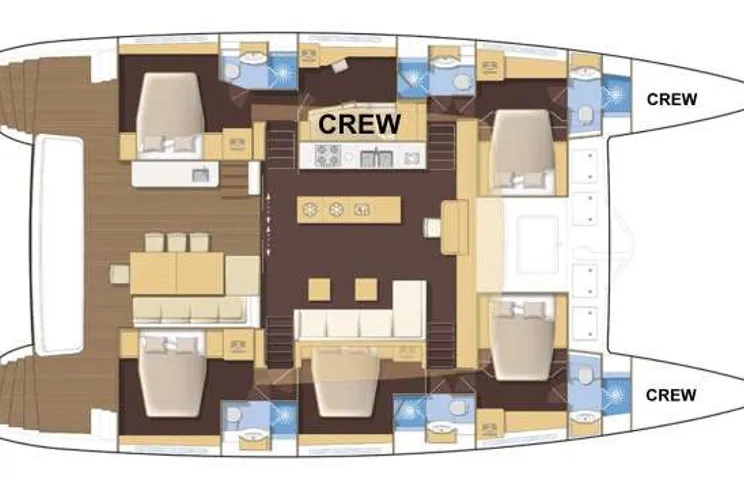Layout for SEAHOME Lagoon 620 - layout