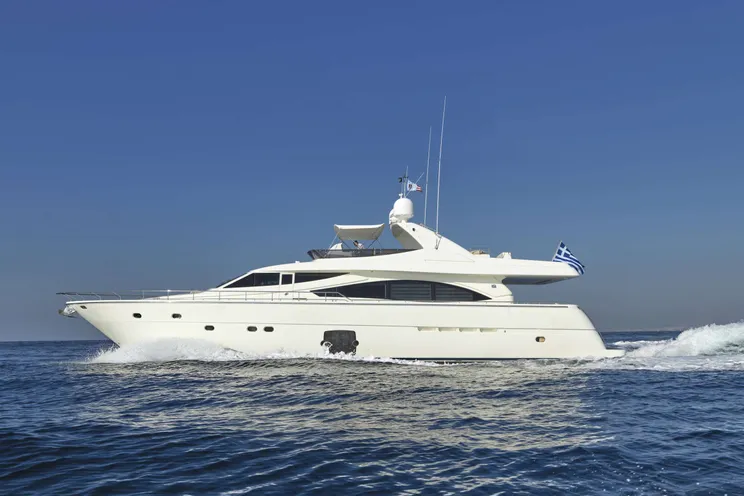 Charter Yacht JULIE M - Ferretti 830 - 4 Cabins - Athens - Mykonos - Paros - Cyclades - Greece