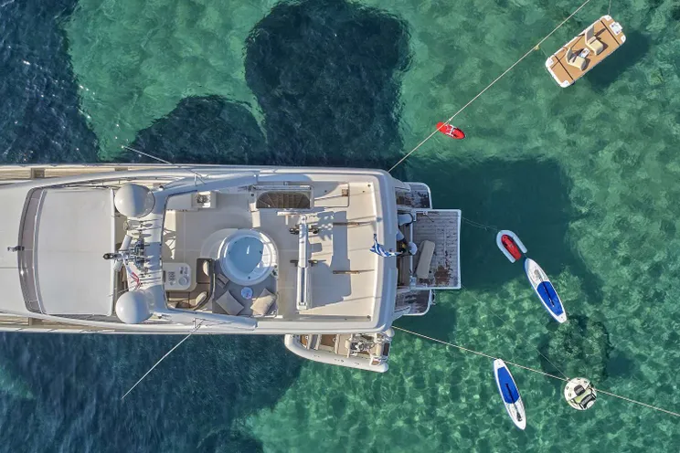 Charter Yacht JULIE M - Ferretti 830 - 4 Cabins - Athens - Mykonos - Paros - Cyclades - Greece