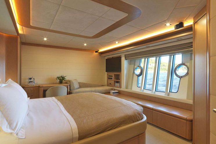 Charter Yacht JULIE M - Ferretti 830 - 4 Cabins - Athens - Mykonos - Paros
