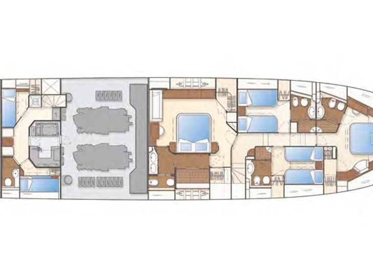 Yacht layout