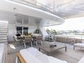 M3 Intermarine Savannah 147 - sky deck aft alfresco dining area M3 Intermarine Savannah 147 - sky deck aft alfresco dining area