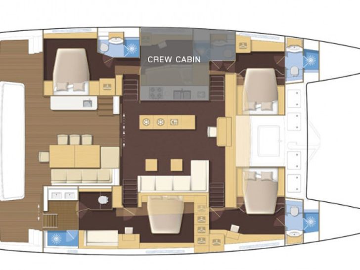 TIGER LILY Lagoon 620 - layout TIGER LILY Lagoon 620 - layout
