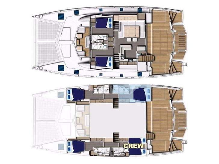 THE ANNEX - Leopard 58 - Yacht layout THE ANNEX - Leopard 58 - Yacht layout