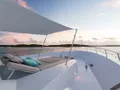 UNBRIDLED Crescent 11 - foredeck sunbathing area UNBRIDLED Crescent 11 - foredeck sunbathing area