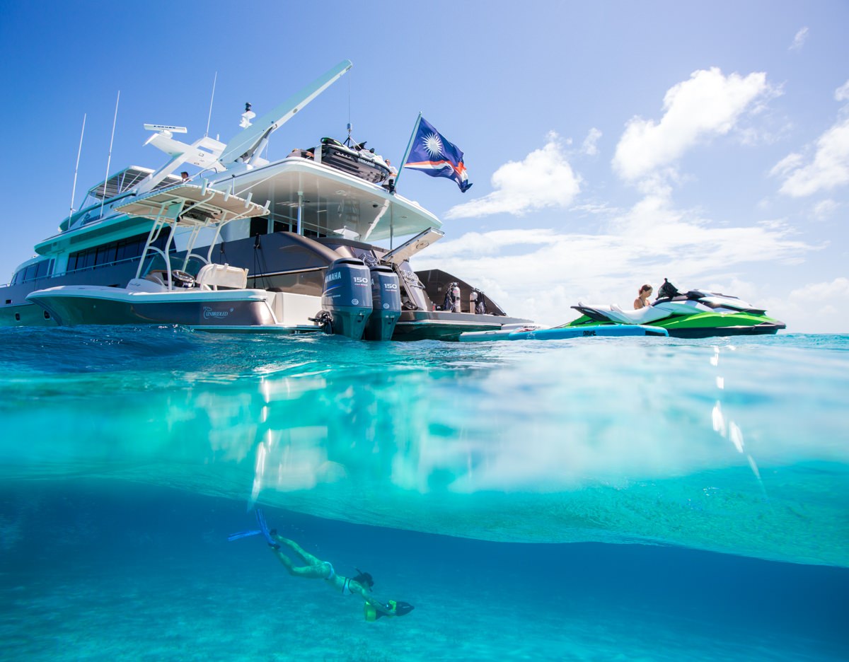Charter Yacht UNBRIDLED - Crescent 115 - 4 Cabins - Nassau - Exumas - Staniel Cay - Bahamas