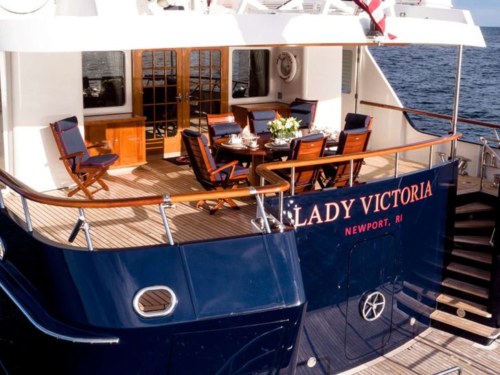 LADY VICTORIA Feadship 120 - aft deck LADY VICTORIA Feadship 120 - aft deck