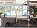 OUT OF OFFICE Blue Ocean 65 - Stairs to the Flybridge OUT OF OFFICE Blue Ocean 65 - Stairs to the Flybridge