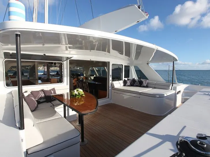 SLIM Gunboat 66 - aft deck SLIM Gunboat 66 - aft deck