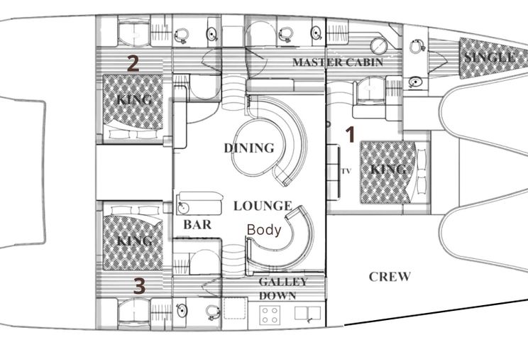 Layout for Yacht layout