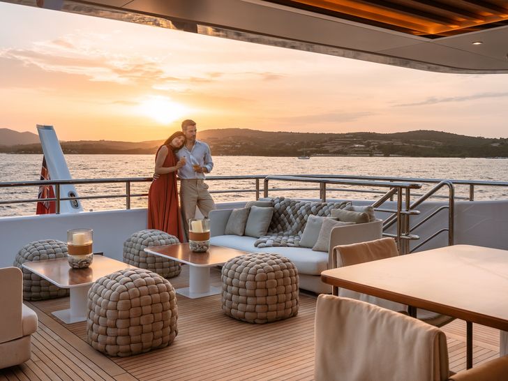NOCTURNE Benetti B.Now 50m - romantic wine date under the sunset NOCTURNE Benetti B.Now 50m - romantic wine date under the sunset