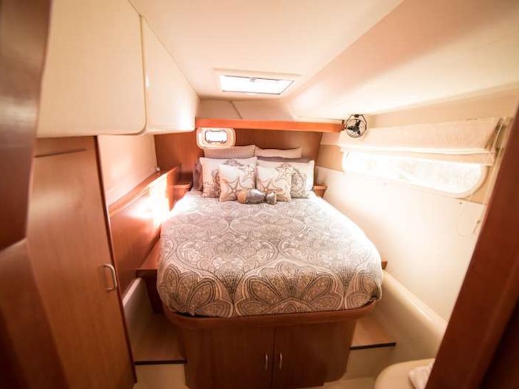 Beautiful bed linens create a beautiful experience on board