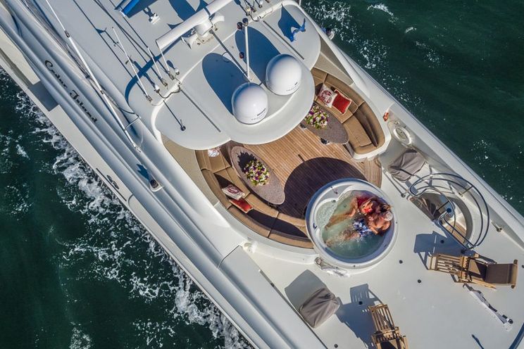 Charter Yacht CEDAR ISLAND - Lazarra 106 - 4 Cabins - Newport - Rhode Island - Long Island Sound - Nassau - Staniel Cay - Exumas