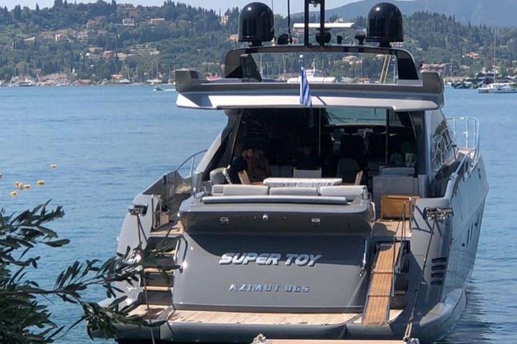 Charter Yacht SUPER TOY - Azimut 85 - 4 Cabins - Corfu - Kefalonia - Ionian Sea - Greece