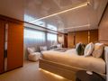 4A San Lorenzo 40m - master cabin bed and couch 4A San Lorenzo 40m - master cabin bed and couch