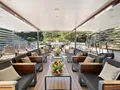 FREEDOM Custom 48m - alfresco lounging area FREEDOM Custom 48m - alfresco lounging area
