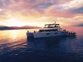 CUTE LITTLE CAT Lagoon 630 - anchored under the sunset CUTE LITTLE CAT Lagoon 630 - anchored under the sunset