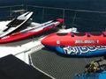 CUTE LITTLE CAT Lagoon 630 - foredeck with the water toys CUTE LITTLE CAT Lagoon 630 - foredeck with the water toys