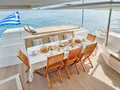 Dining and Sunbathing Area - Aft Deck Dining and Sunbathing Area - Aft Deck
