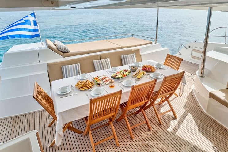 Charter Yacht HIGH FIVE - Fountaine Pajot Sanya 57 - 5 Cabins - Athens - Mykonos - Cyclades - Lefkas - Greece