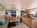 OPAL Lagoon 620 - saloon seating and galley OPAL Lagoon 620 - saloon seating and galley