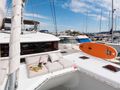 OPAL Lagoon 620 - foredeck lounge and net trampoline OPAL Lagoon 620 - foredeck lounge and net trampoline