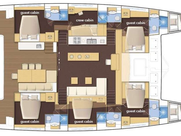 OPAL Lagoon 620 - layout OPAL Lagoon 620 - layout