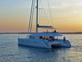 LADY M Lagoon 620 - cruising under the sunset LADY M Lagoon 620 - cruising under the sunset