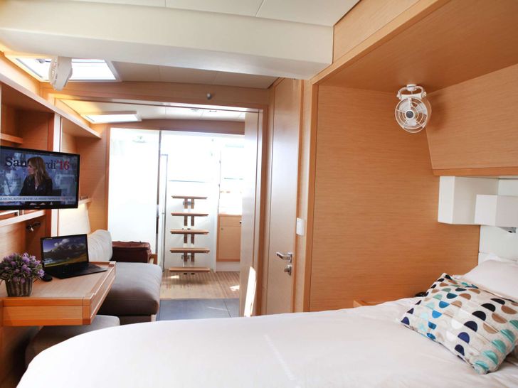 LADY M Lagoon 620 - master cabin LADY M Lagoon 620 - master cabin