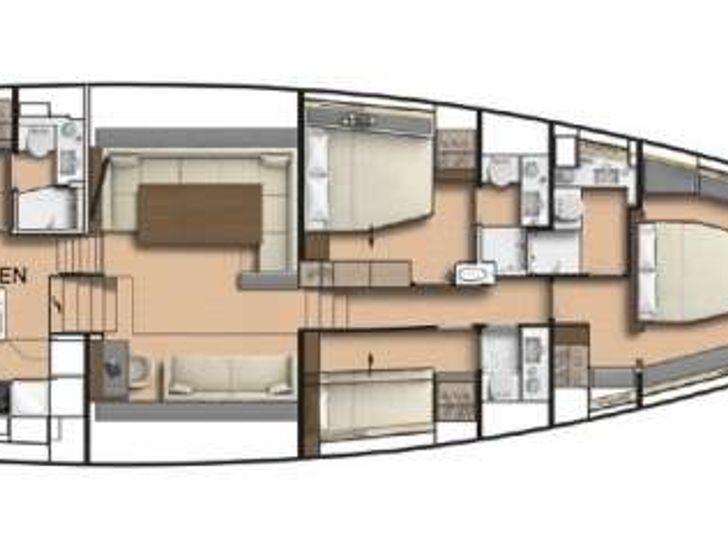 Yacht layout