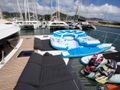 JAN'S FELION Lagoon 630 - Foredeck With the Water Toys JAN'S FELION Lagoon 630 - Foredeck With the Water Toys