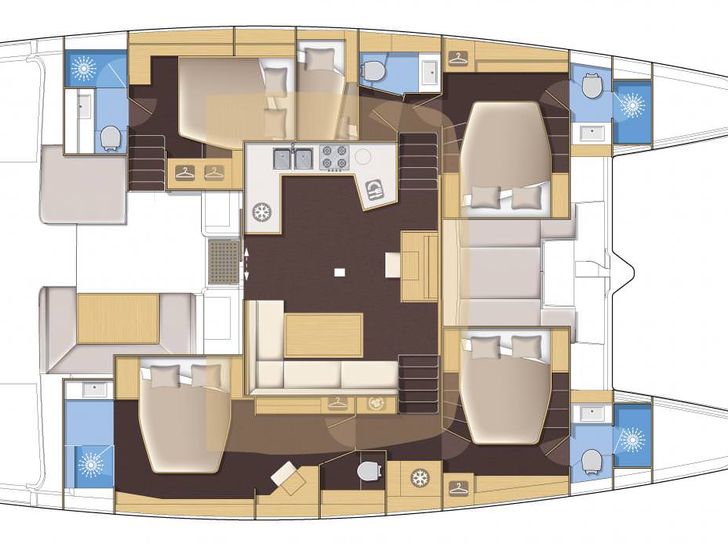 SOUTHERN COMFORT - yacht layout