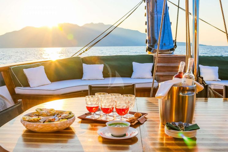 Charter Yacht ARKTOS - Custom Gulet Motor Sailor 34m - 5 Cabins - Athens - Mykonos - Paros - Cyclades - Greece