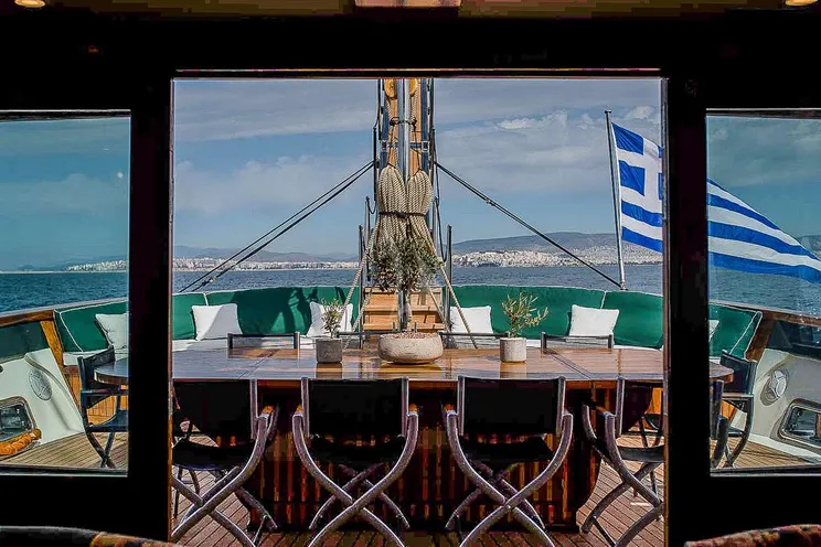 Charter Yacht ARKTOS - Custom Gulet Motor Sailor 34m - 5 Cabins - Athens - Mykonos - Paros - Cyclades - Greece