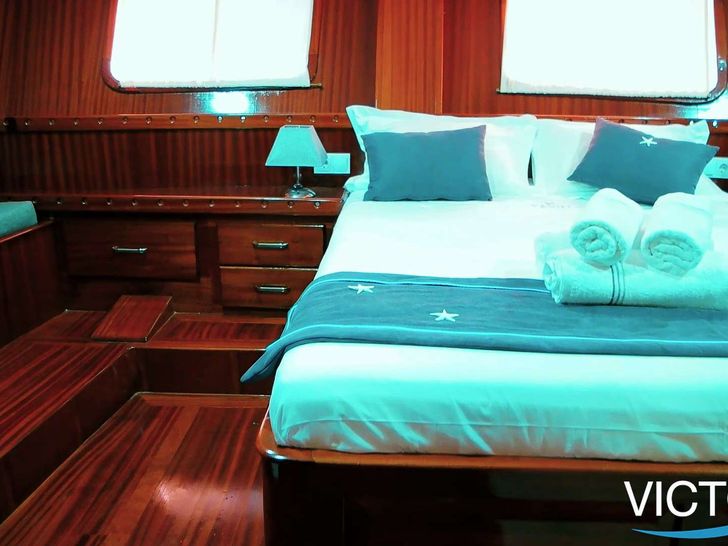 VICTORIA Fethiye Shipyard 25m Gulet - VIP cabin VICTORIA Fethiye Shipyard 25m Gulet - VIP cabin