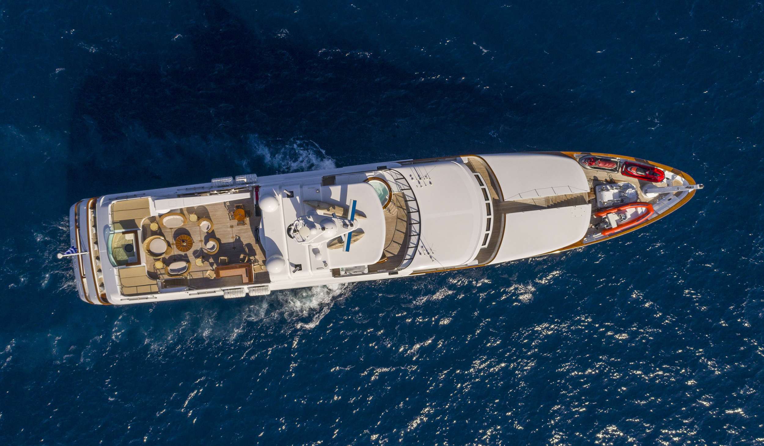 Charter Yacht PEGASUS - Feadship 52m - 6 Cabins - Athens - Mykonos - Paros - Santorini - Cyclades - Greece