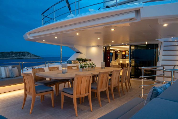 Charter Yacht AQUA LIBRA - Sunseeker 131 - 5 Cabins - Athens - Mykonos - Greece