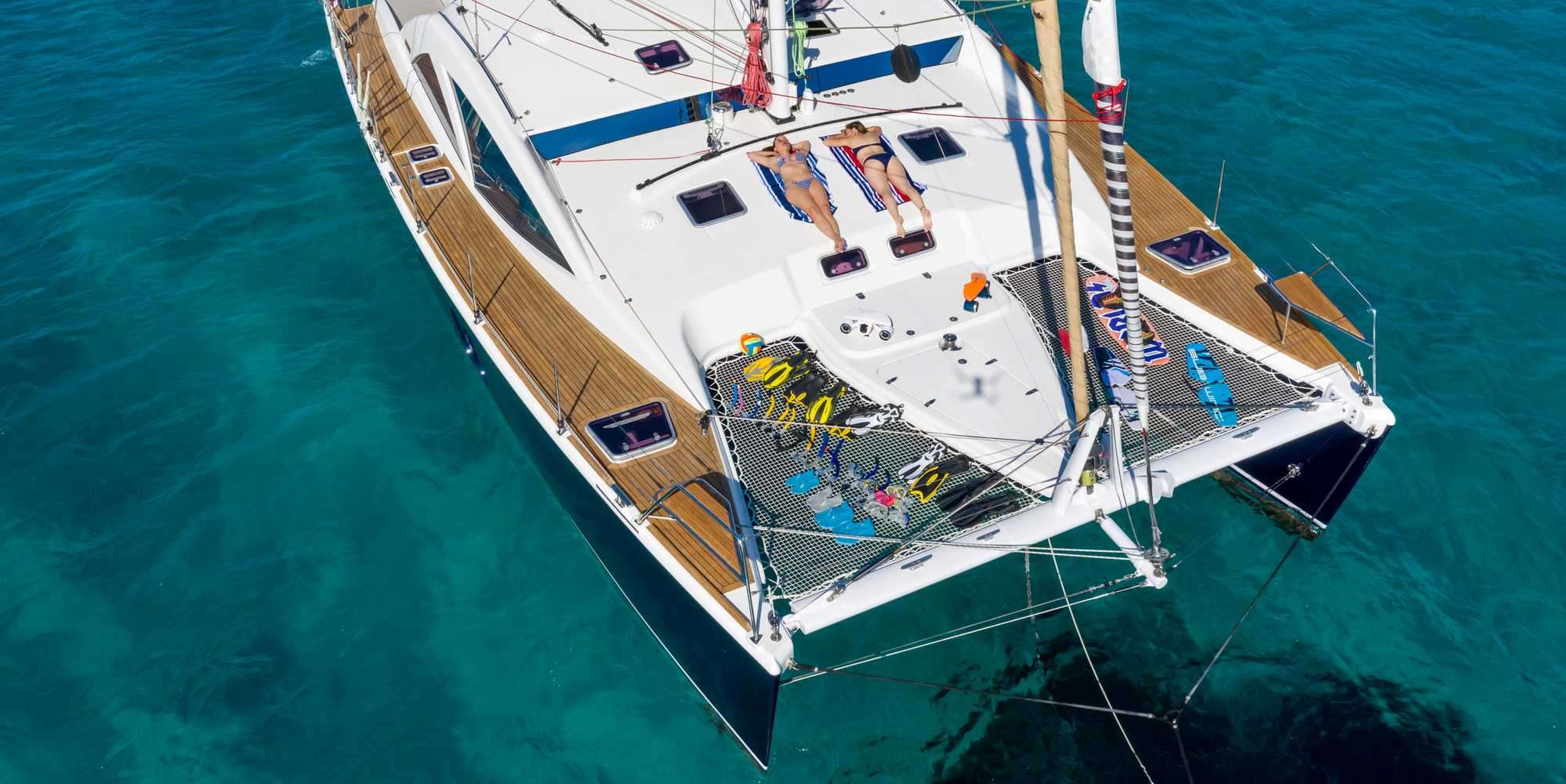 CURANTA CRIDHE Discovery 50 - foredeck overhead shot