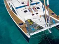 CURANTA CRIDHE Discovery 50 - foredeck overhead shot CURANTA CRIDHE Discovery 50 - foredeck overhead shot
