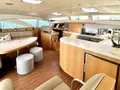 CURANTA CRIDHE Discovery 50 - galley and dining area CURANTA CRIDHE Discovery 50 - galley and dining area