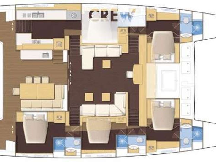 BAGHEERA L620 Lagoon 620 - layout BAGHEERA L620 Lagoon 620 - layout