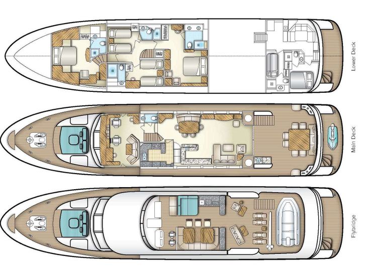 Yacht layout