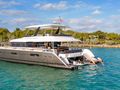 Ultra is a brand new Lagoon 62 built in 2017,combining performance and comfort. Ultra has an abundance of space both inside and outside,giving guests the freedom to lounge and dine in a variety of areas. Ultra is well-equipped. It has fishing gear,